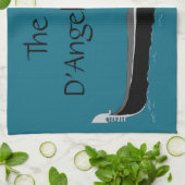 Venedig, Italien Gondola und Gondolier Aquamarin B Geschirrtuch (Gefaltet)