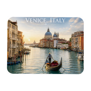 Venedig Italien Grand Canal Gondel Sonnenuntergang Magnet