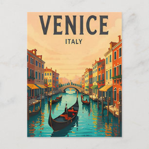 Venedig Italien Grand Canal Romantischer Stadtaufe Postkarte