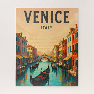 Venedig Italien Grand Canal Romantischer Stadtaufe Puzzle