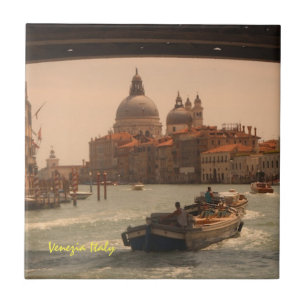 Venedig Italien Großer Kanal Vintage Fliese