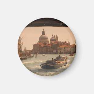 Venedig Italien Großer Kanal Vintage Magnet