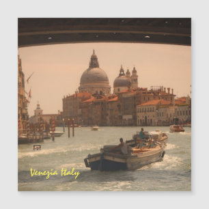 Venedig Italien Großer Kanal Vintage Magneteinladung