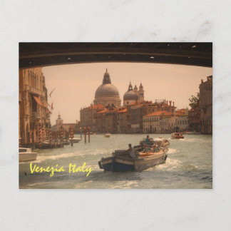 Venedig Italien Großer Kanal Vintage Postkarte