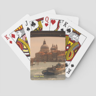 Venedig Italien Großer Kanal Vintage  Spielkarten