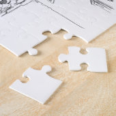 Venedig Italien Handgezeichnete Landschaft Puzzle (Seite)
