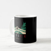Venedig Italien Iconic Gondola Rialto Brücke Ponte Kaffeetasse (Vorderseite Links)