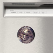 Venedig, Italien (IT) - Mysteriöse Karnevalsmaske Magnet (In Situ (Geschirrspüler))