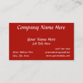 Venedig, Italien (IT) - orange Karnevals-Kostüm Visitenkarte (Rückseite)