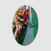 Venedig, Italien (IT) - zwei bunte Gondeln Ornament (Vorderseite)