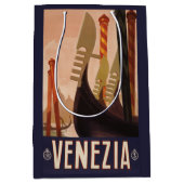 Venedig Italien Jahrgang Reise Geschenktüten Mittlere Geschenktüte (Vorderseite)