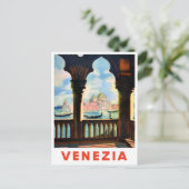 Venedig Italien Jahrgang Reise Postkarte (Stehend Vorderseite)
