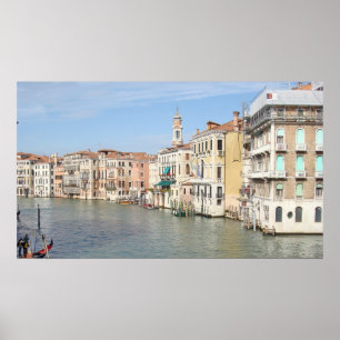 Venedig, Italien - Kanal - Fotografie Poster
