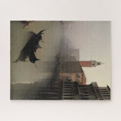 Venedig Italien Kanal und Gondelgemälde Postkarte Puzzle (Horizontal)