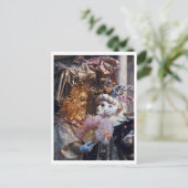 Venedig Italien Karneval Museum ~ Italienisches Fe Postkarte (Stehend Vorderseite)