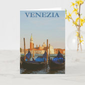 Venedig Italien Karte (Gelbe Blume)