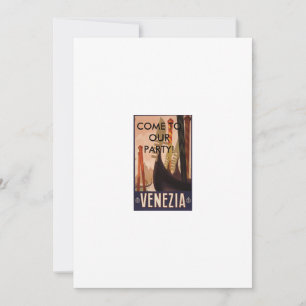 Venedig Italien, KOMMEN SIE ZU UNSEREM PARTY! Einladung