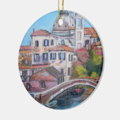 Venedig, Italien - Kreis-Verzierung Keramik Ornament (Links)