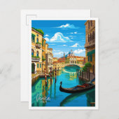 Venedig Italien Kunstzeitalter Postkarte (Vorne/Hinten)