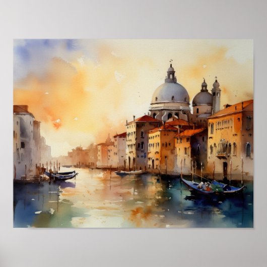 Venedig Italien Landschaft Kunstdruckerei Poster (Vorne)
