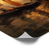 Venedig Italien Landschaft Kunstdruckerei Poster (Ecke)