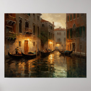Venedig Italien Landschaft Kunstdruckerei Poster