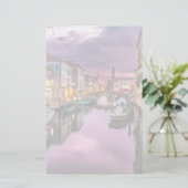 Venedig, Italien - Landschaftlicher Kanal und Vene Briefpapier (Stehend Vorderseite)