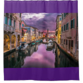 Venedig, Italien - Landschaftlicher Kanal und Vene Duschvorhang (Vorderseite)