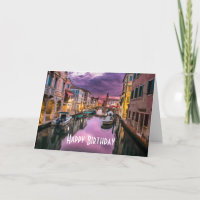 Venedig, Italien - Landschaftlicher Kanal und Vene