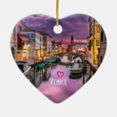 Venedig, Italien - Landschaftlicher Kanal und Vene Keramik Ornament (Hinten)