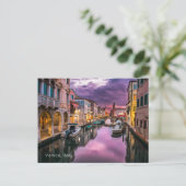Venedig, Italien - Landschaftlicher Kanal und Vene Postkarte (Stehend Vorderseite)