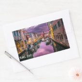 Venedig, Italien - Landschaftlicher Kanal und Vene Rechteckiger Aufkleber (Umschlag)