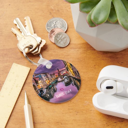 Venedig, Italien - Landschaftlicher Kanal und Vene Schlüsselanhänger (Schreibtisch)