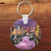 Venedig, Italien - Landschaftlicher Kanal und Vene Schlüsselanhänger (Vorderseite)
