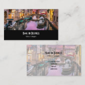 Venedig, Italien - Landschaftlicher Kanal und Vene Visitenkarte (Vorne/Hinten)