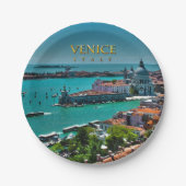 Venedig, Italien - Luftaufnahme Pappteller (Vorderseite)
