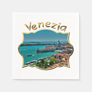 Venedig, Italien - Luftbild Serviette