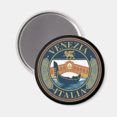Venedig Italien Magnet (Vorderseite/Rückseite)