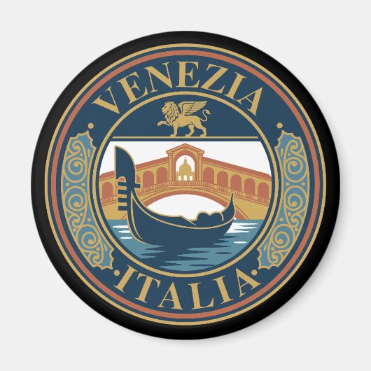 Venedig Italien Magnet (Vorne)