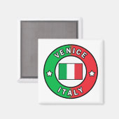 Venedig Italien Magnet (Vorderseite/Rückseite)