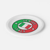 Venedig Italien Pappteller (Schrägansicht)