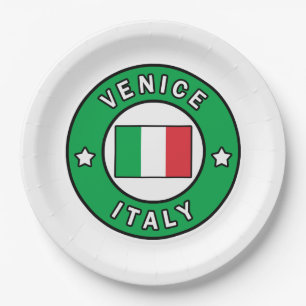 Venedig Italien Pappteller