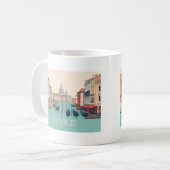 Venedig Italien Pastellfarben Kaffeetasse (Vorderseite Links)