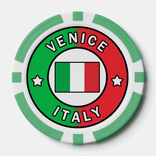 Venedig Italien Pokerchips (Vorderseite)