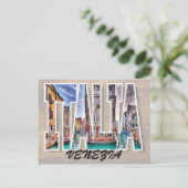 Venedig, Italien Postkarte (Stehend Vorderseite)