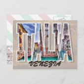 Venedig, Italien Postkarte (Vorne/Hinten)