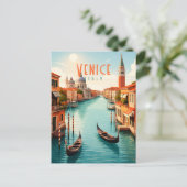 Venedig Italien Postkarte (Stehend Vorderseite)