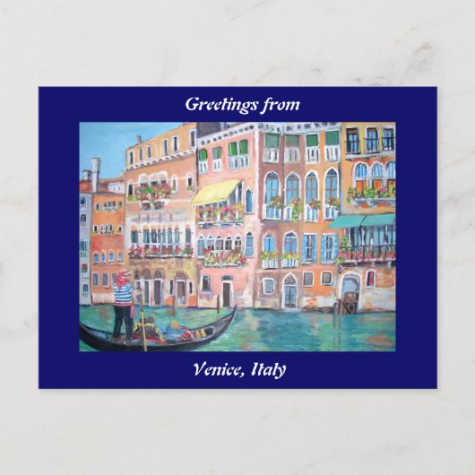 Venedig - Italien Postkarte (Vorderseite)