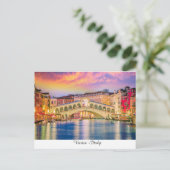 Venedig Italien Postkarte (Stehend Vorderseite)