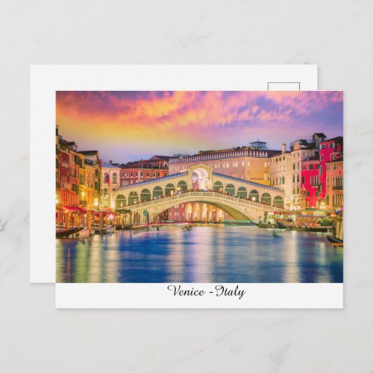 Venedig Italien Postkarte (Vorne/Hinten)